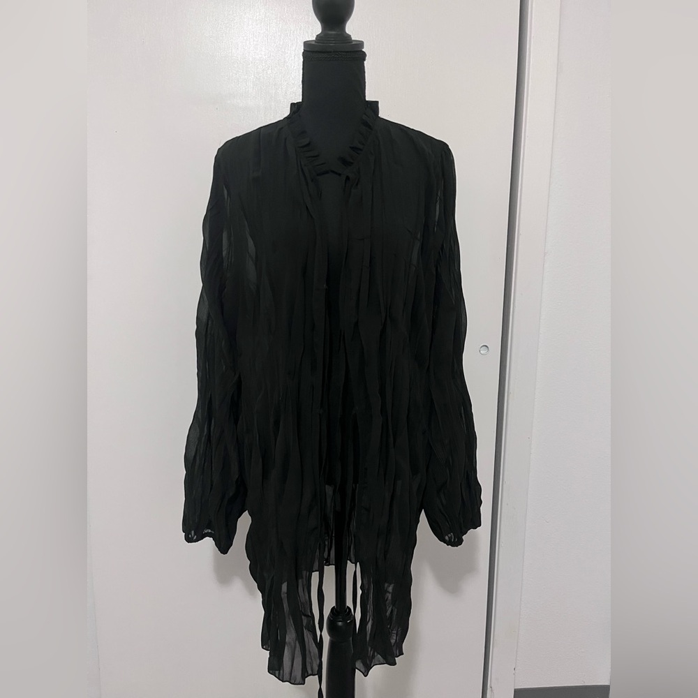 Disturbia Villain Textured Blouse